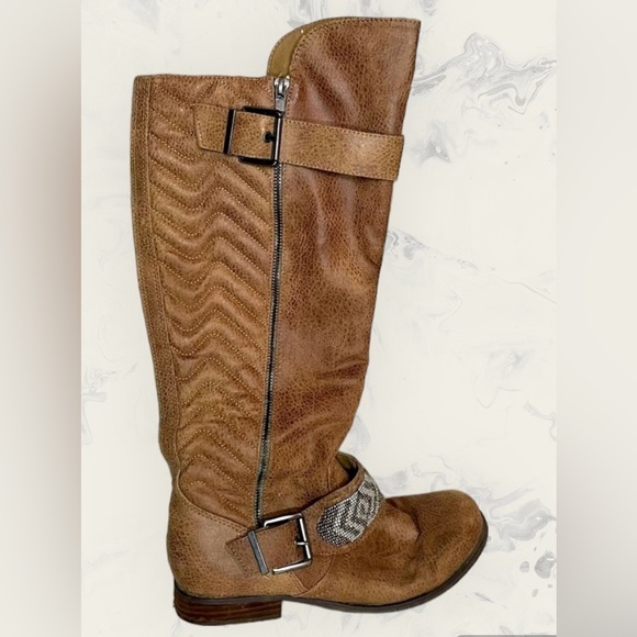 Women’s Not Rated beaded knee boots size 8.5 - Picture 2 of 8